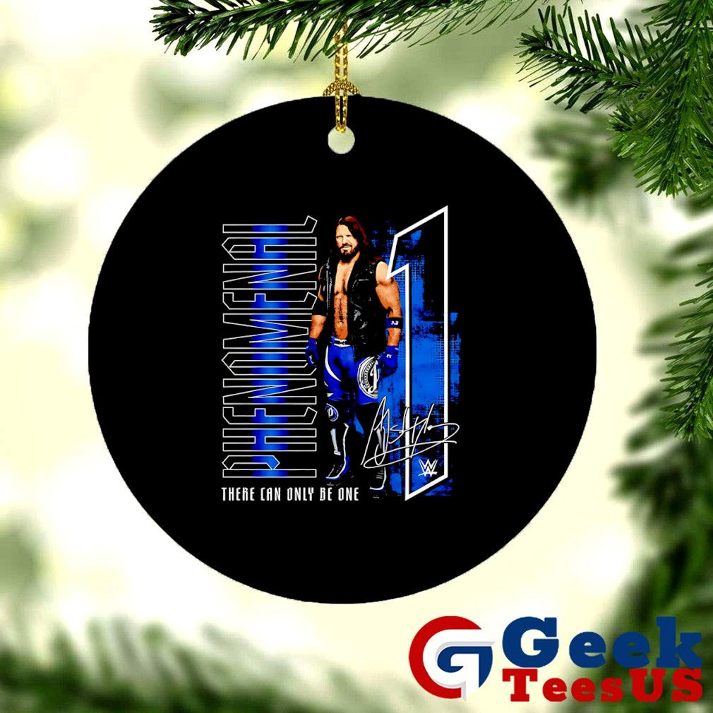 AJ Styles Phenomenal there can only be one signature shirt
