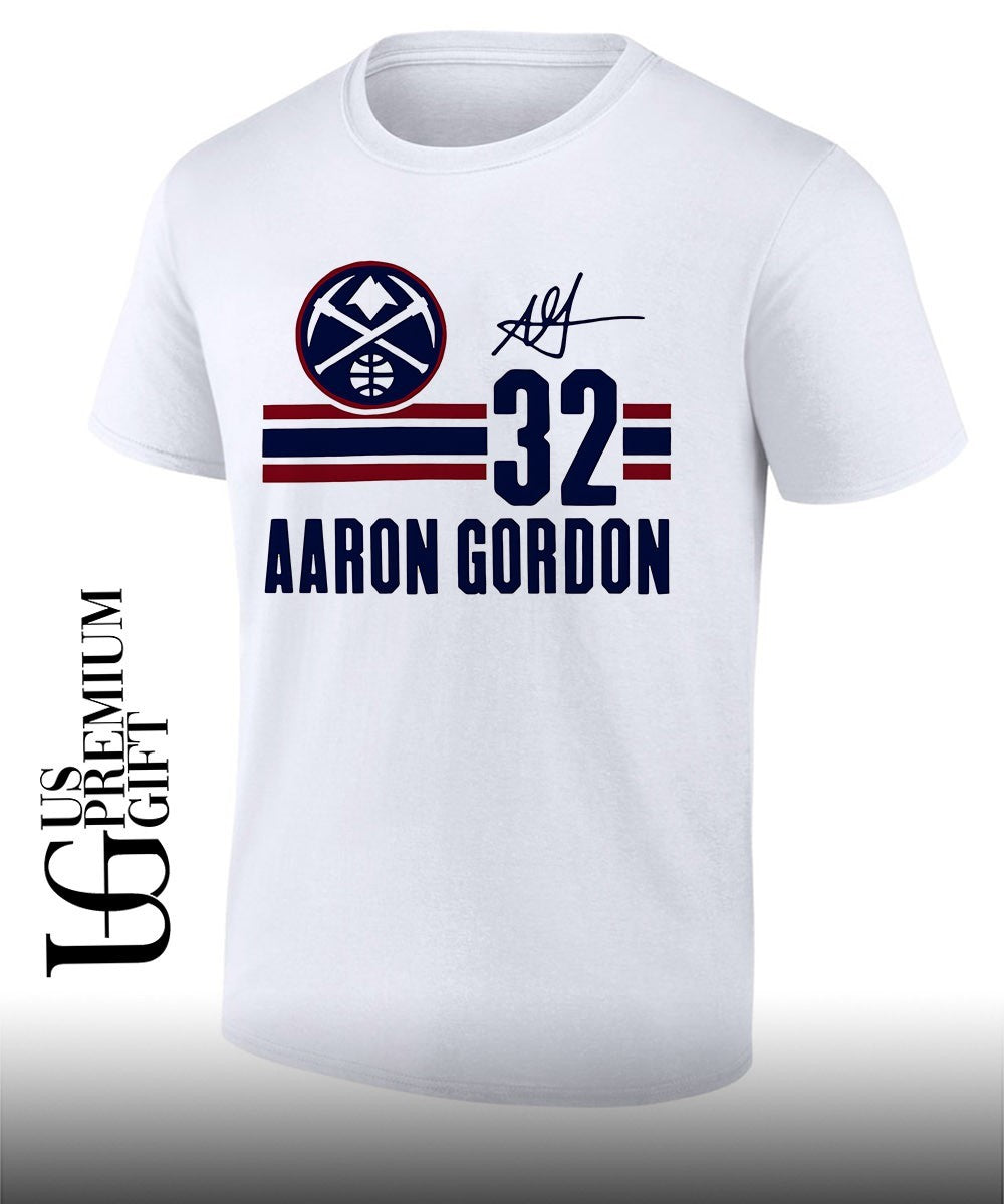 Aaron Gordon 32 player Denver Nuggets NBA signature shirt