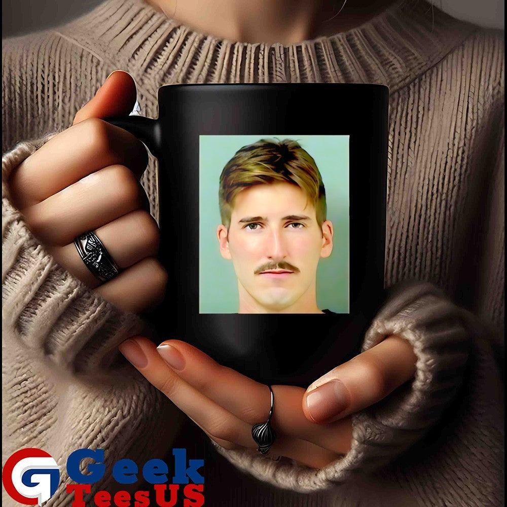Aaron Nosbisch Mugshot portrait shirt