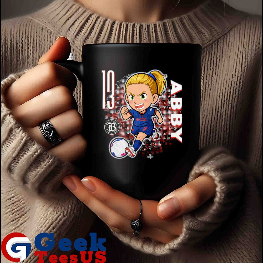 Abby Dahlkemper Bay FC NWSL chibi graphic shirt