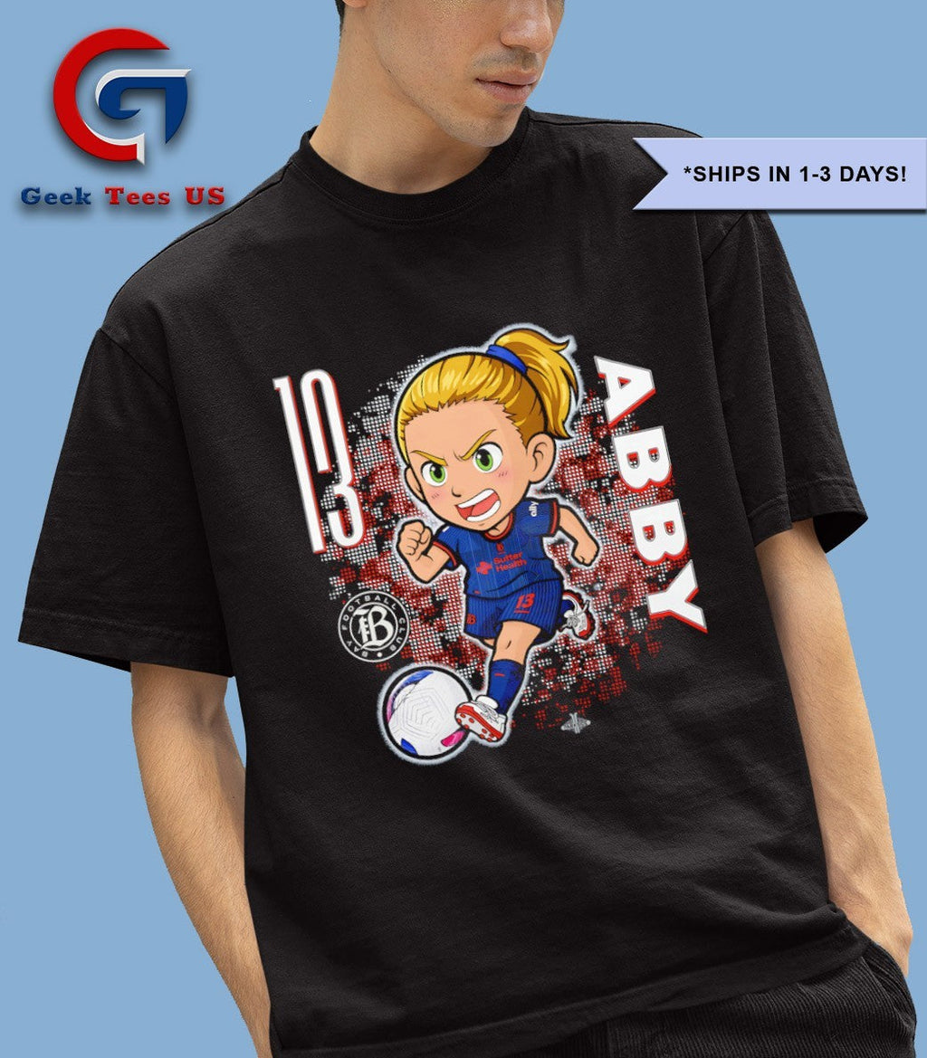 Abby Dahlkemper Bay FC NWSL chibi graphic shirt
