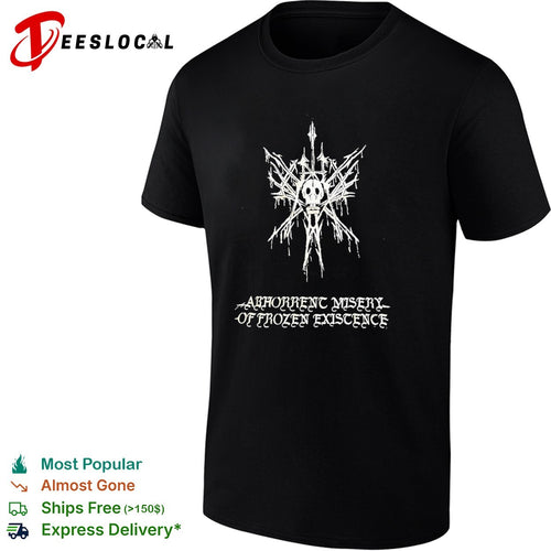 Abhorrent Misery of Frozen Existence Skull Gas Mask shirt