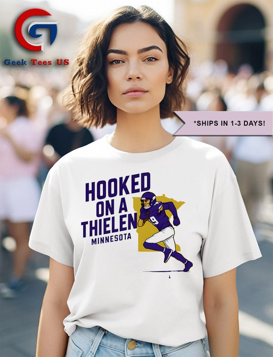Adam Thielen Minnesota Vikings Hooked on a Thielen shirt