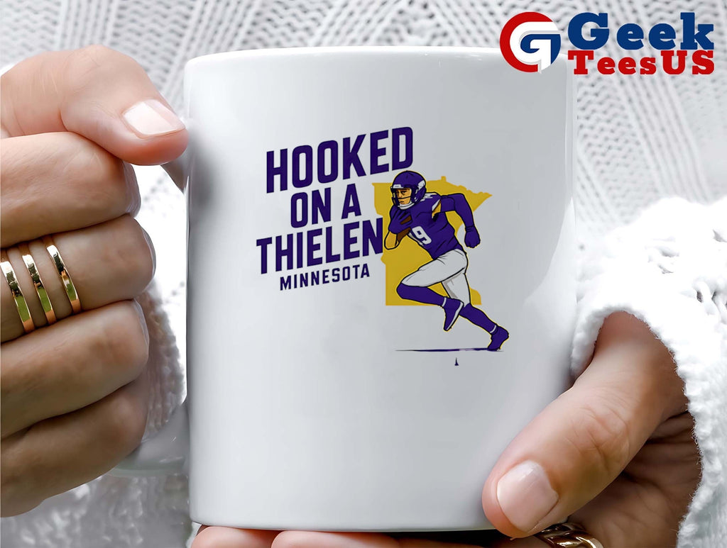 Adam Thielen Minnesota Vikings Hooked on a Thielen shirt