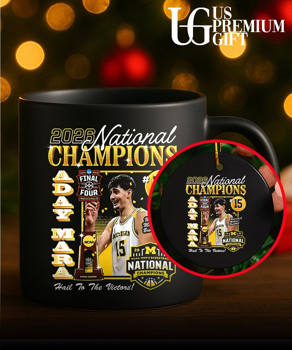 Aday Mara Michigan Wolverines Men’s Basketball National Champion 2026 shirt