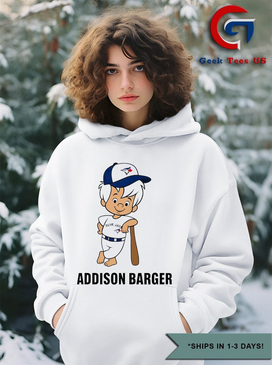 Addison Barger Toronto Blue Jays MLB 2025 cartoon shirt