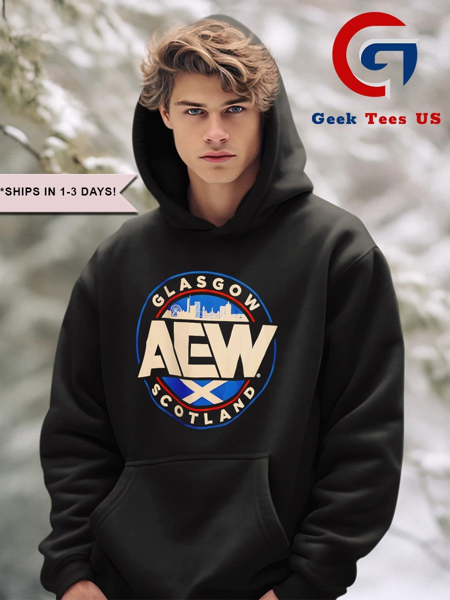 Aew glasgow scotland shirt