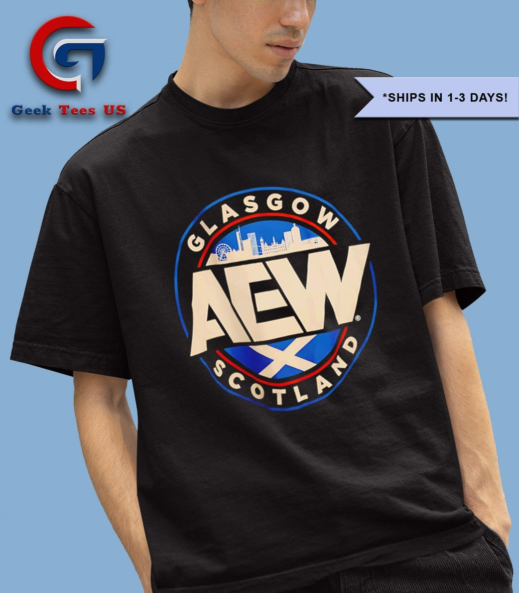 Aew glasgow scotland shirt