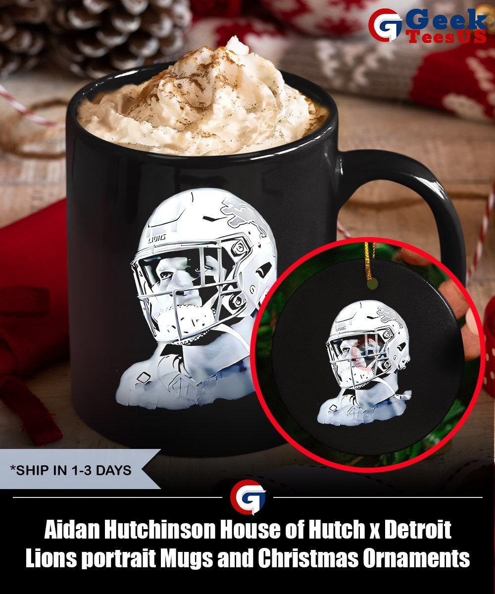 Aidan Hutchinson House of Hutch x Detroit Lions portrait shirt