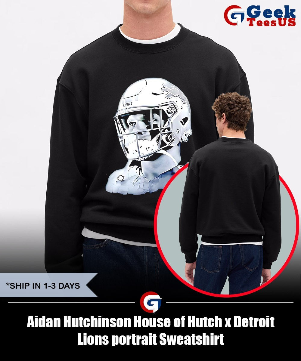 Aidan Hutchinson House of Hutch x Detroit Lions portrait shirt