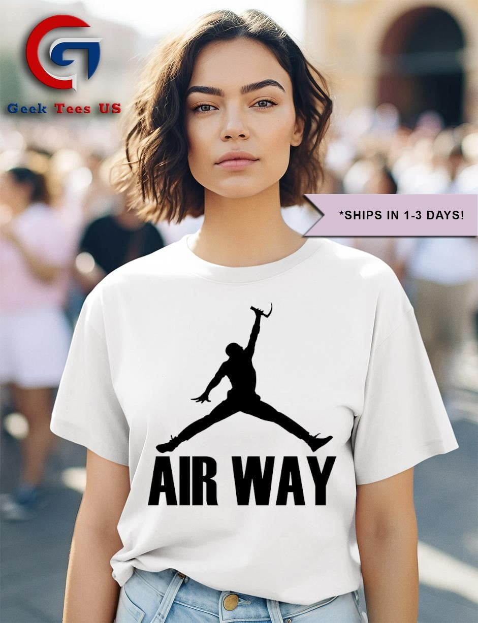 Air way parody logo shirt