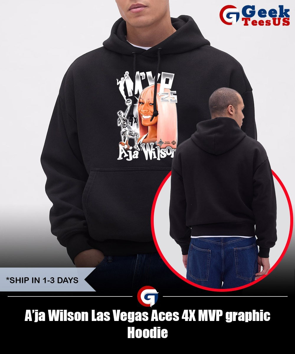 A’ja Wilson Las Vegas Aces 4X MVP graphic shirt