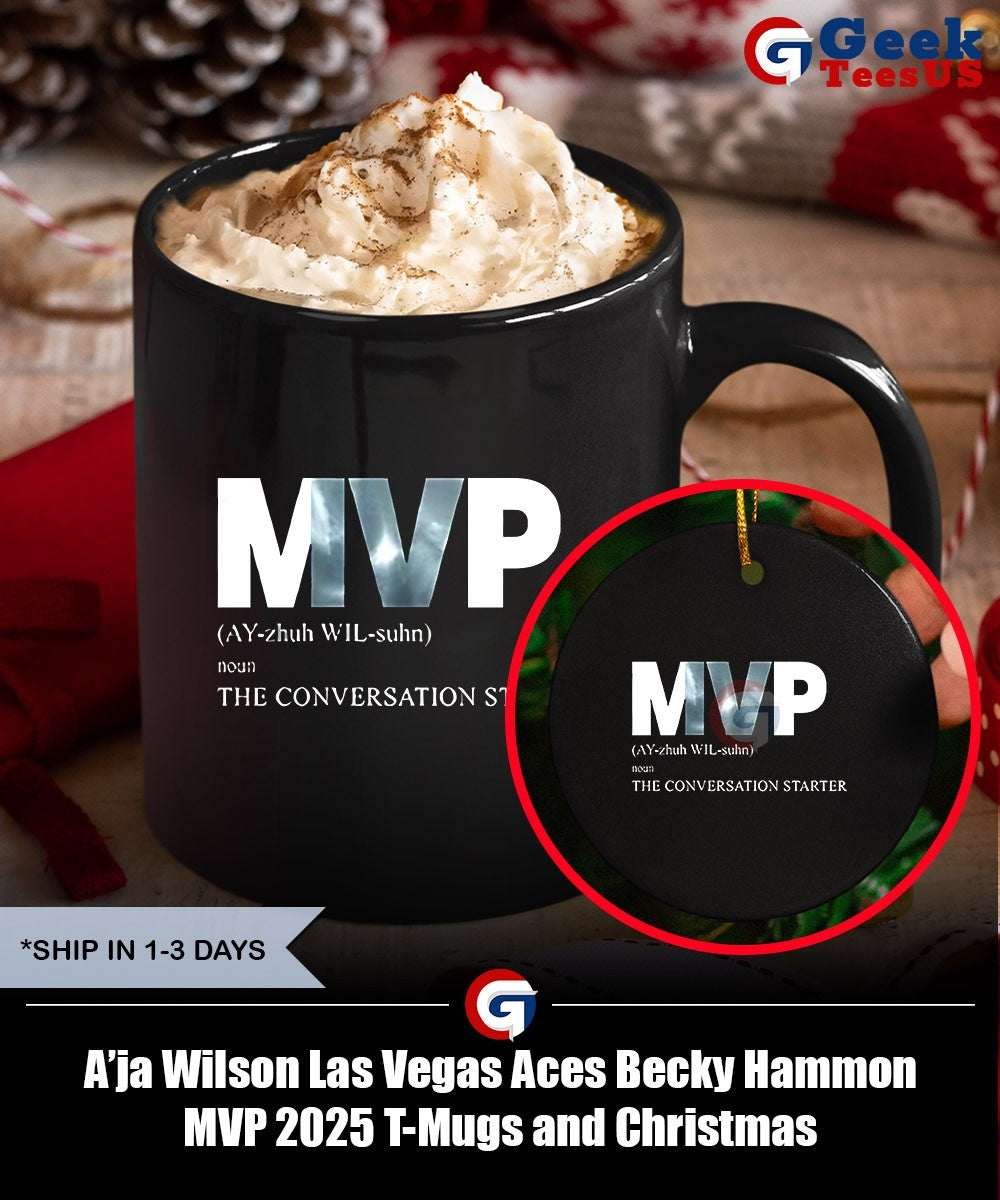 A’ja Wilson Las Vegas Aces Becky Hammon MVP 2025 T-shirt