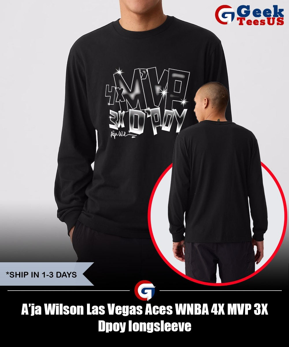 A’ja Wilson Las Vegas Aces WNBA 4X MVP 3X Dpoy shirt