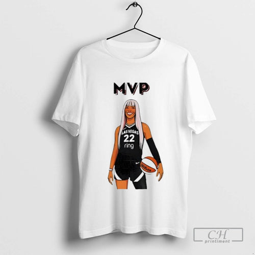 Aja Wilson Pink Hair 4x Mvp 2025 Wnba