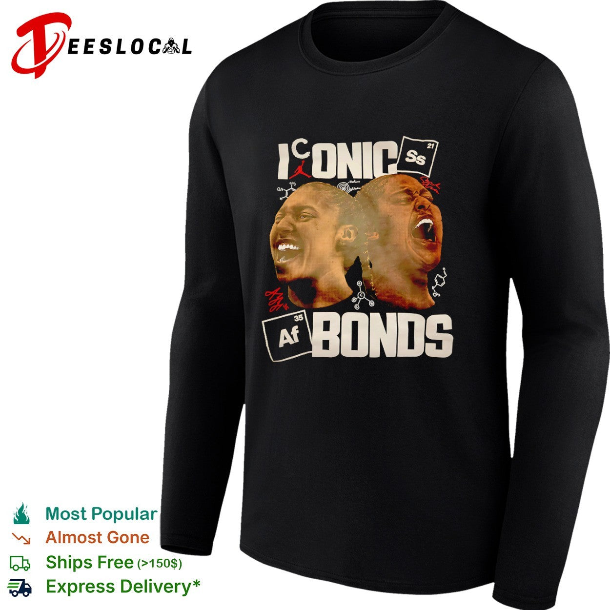 A’ja Wilson and Kelsey Plum Iconic Bonds Signature shirt
