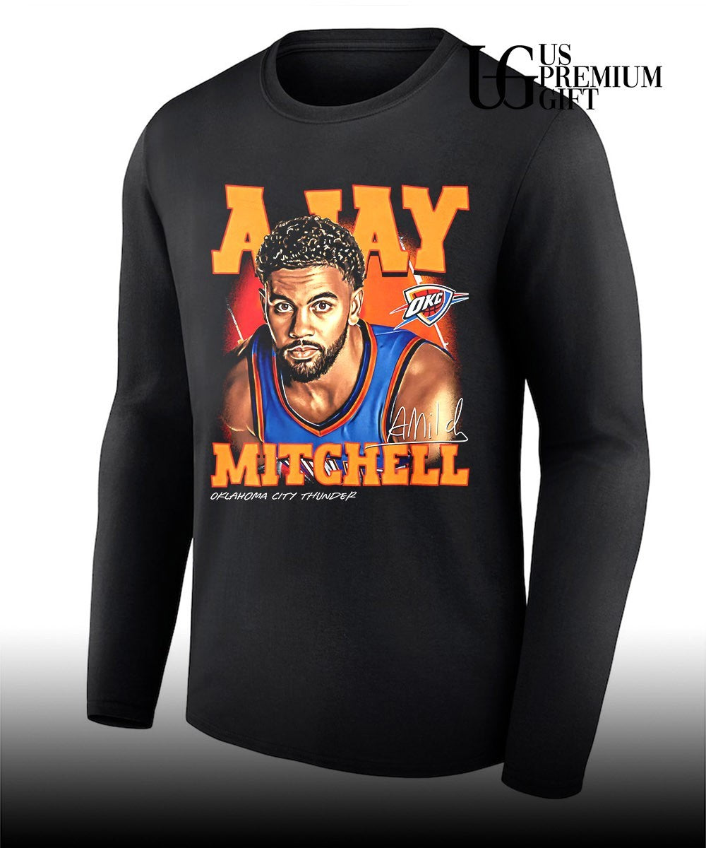 Ajay Mitchell Oklahoma City Thunder NBA 2026 Playoffs signature shirt