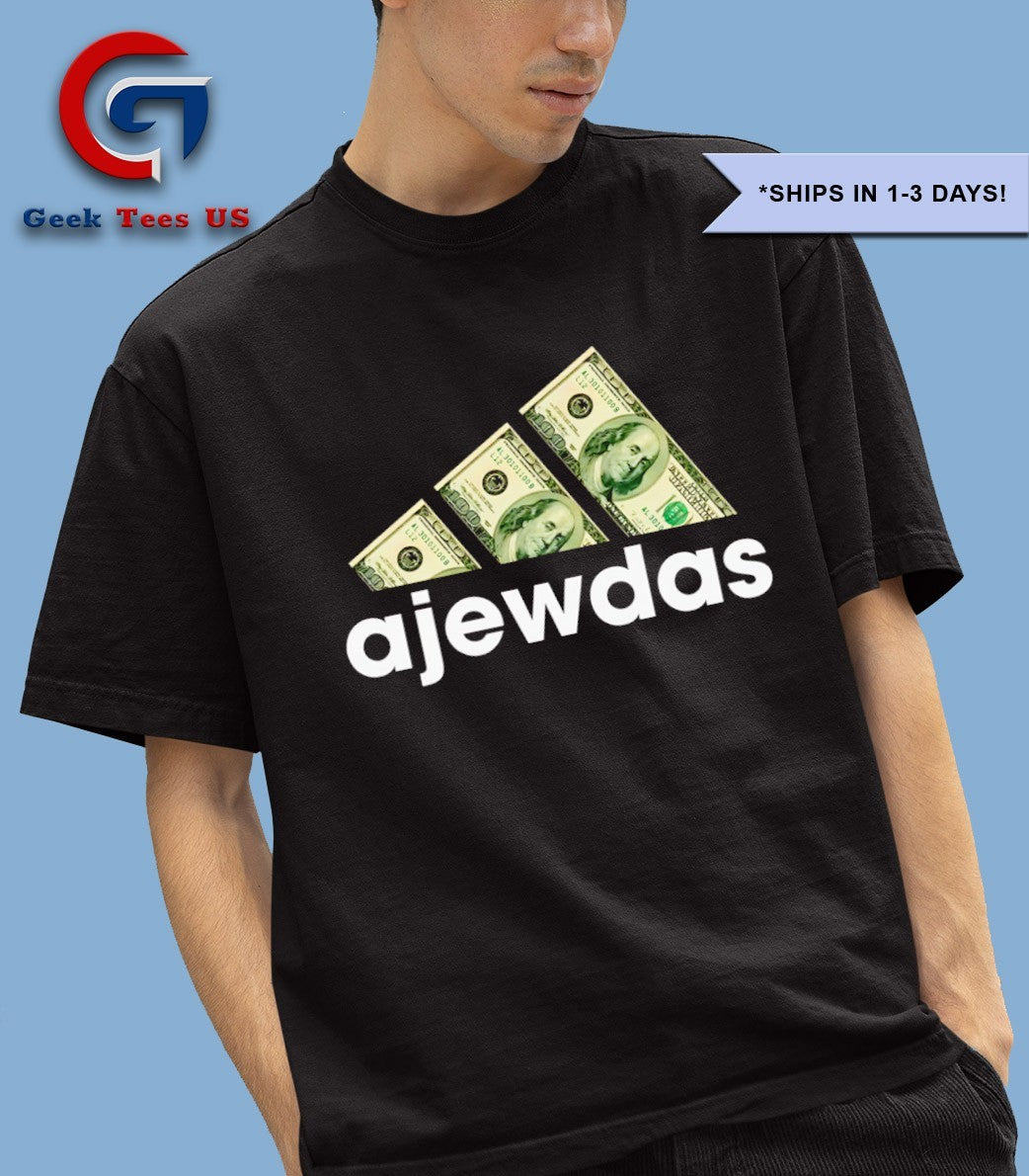Ajewdas Jews logo parody shirt