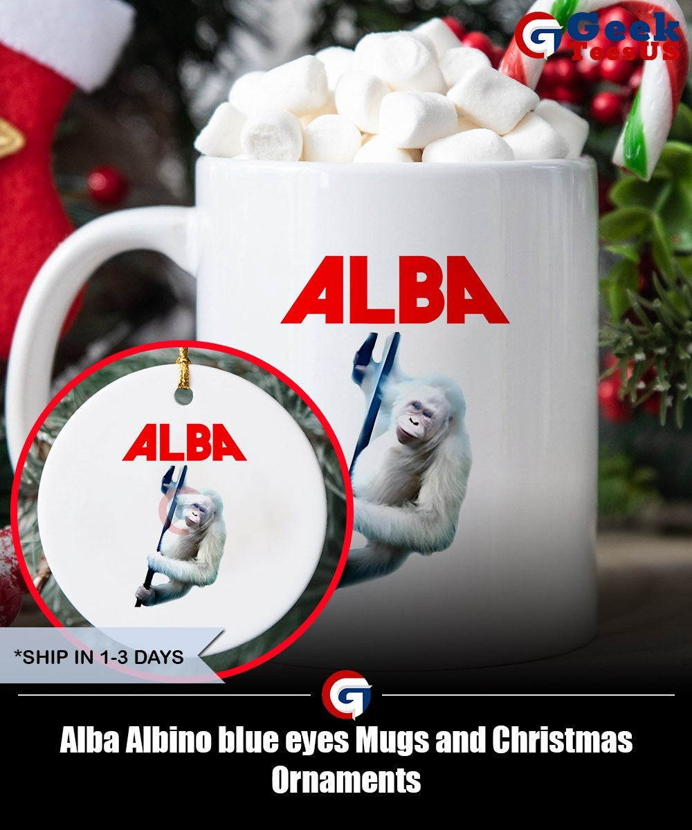 Alba Albino blue eyes shirt