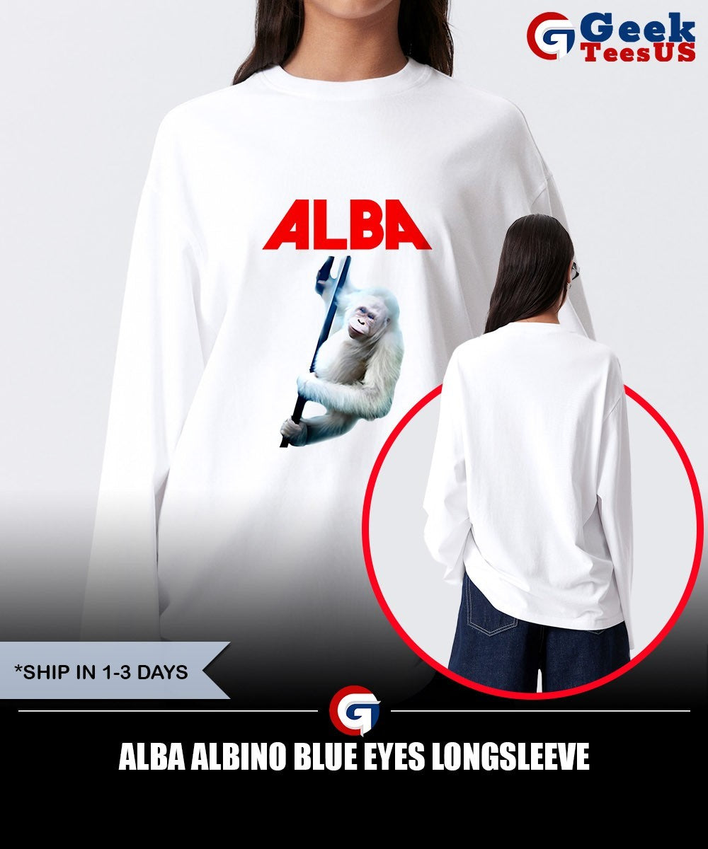 Alba Albino blue eyes shirt
