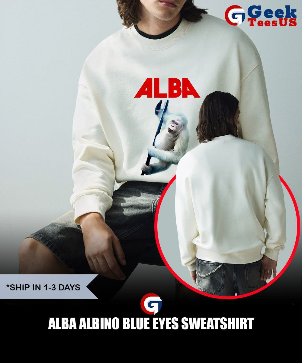 Alba Albino blue eyes shirt