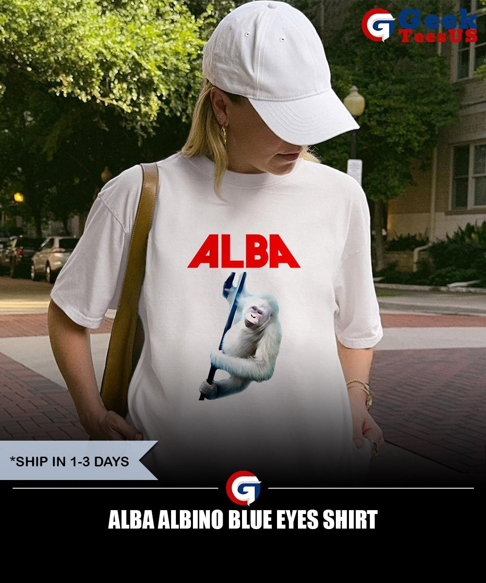 Alba Albino blue eyes shirt