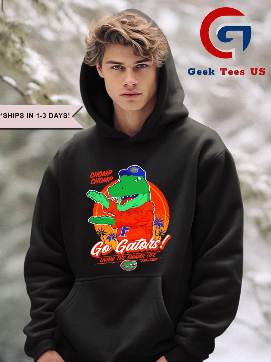 Albert Florida Gators chomp chomp go Gators living the swamp life shirt