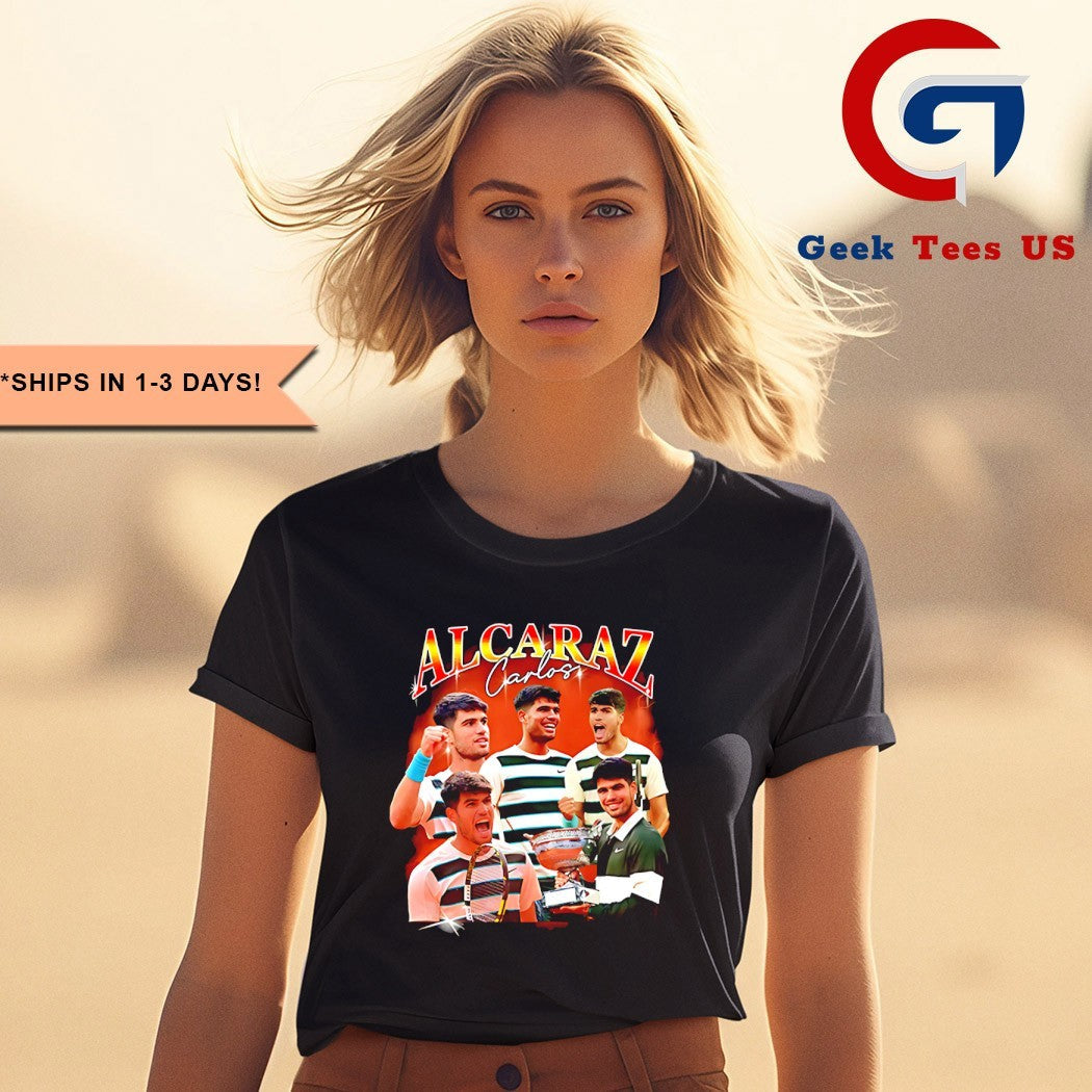 Alcaraz The Greatest Tennis player graphic shirt