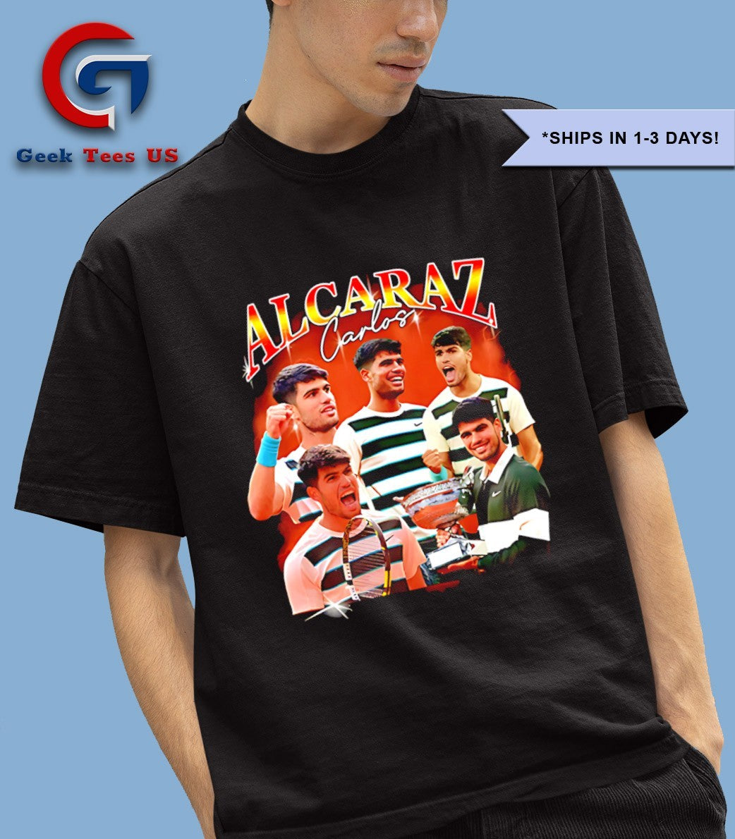 Alcaraz The Greatest Tennis player graphic shirt