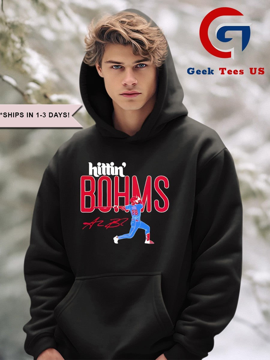 Alec Bohm Hittin Bohms Philadelphia Phillies Baseball 2025 signature shirt
