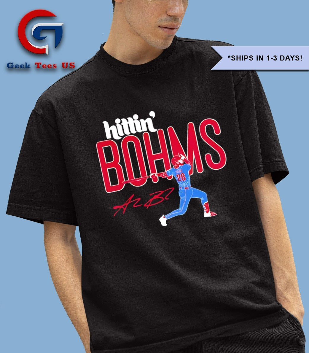 Alec Bohm Hittin Bohms Philadelphia Phillies Baseball 2025 signature shirt