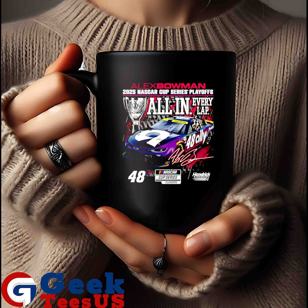Alex Bowman 2025 NASCAR Cup Series Playoffs Ally signature shirt