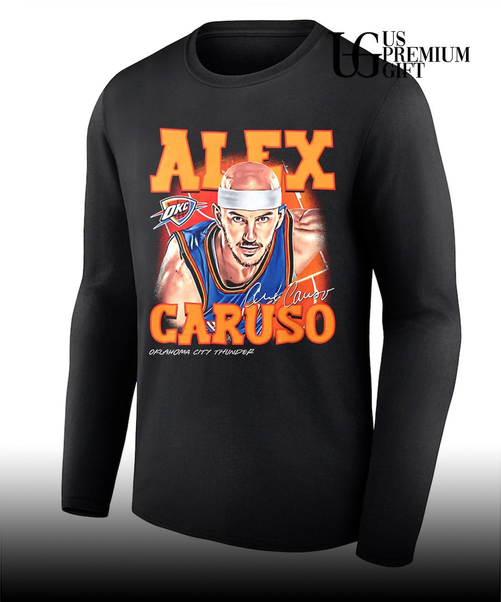 Alex Caruso Oklahoma City Thunder NBA 2026 signature graphic shirt