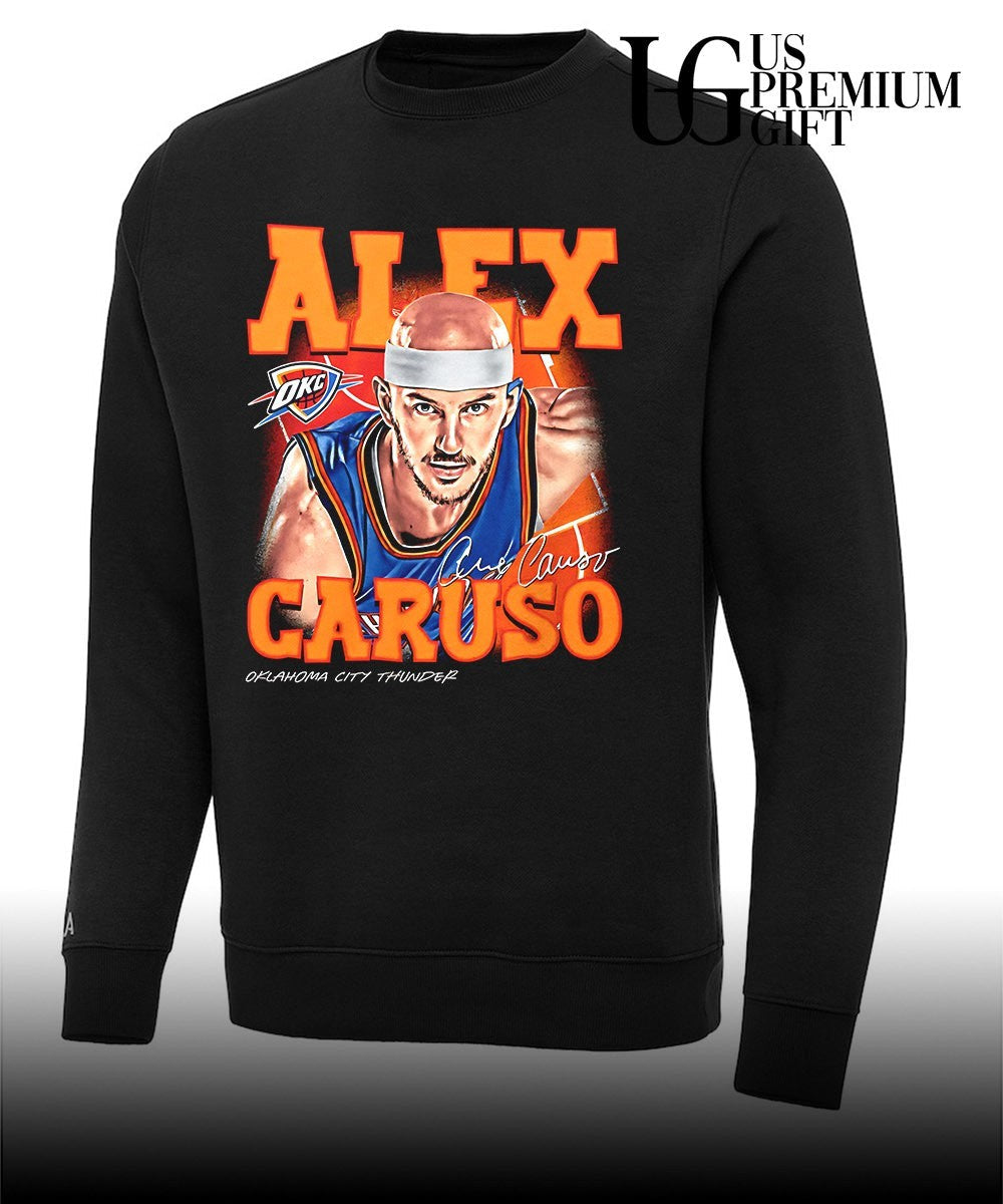Alex Caruso Oklahoma City Thunder NBA 2026 signature graphic shirt