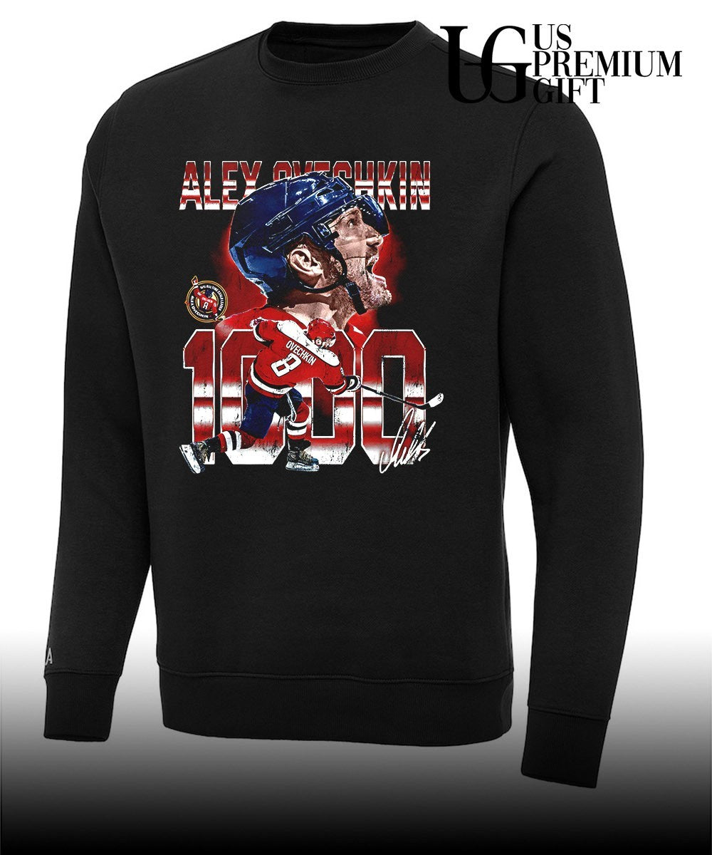 Alex Ovechkin 1000 Goals Washington Capitals hockey signature shirt