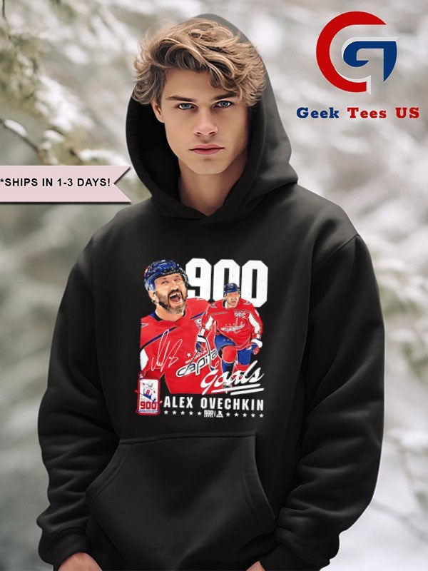Alex Ovechkin Washington Capitals NHL 900 Goals shirt