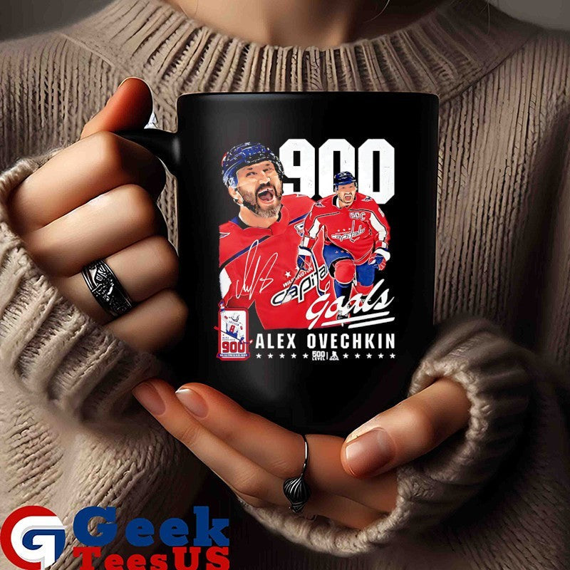 Alex Ovechkin Washington Capitals NHL 900 Goals shirt