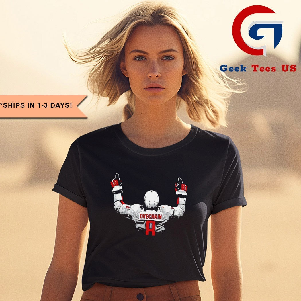 Alex Ovechkin Washington Capitals NHL behind shirt