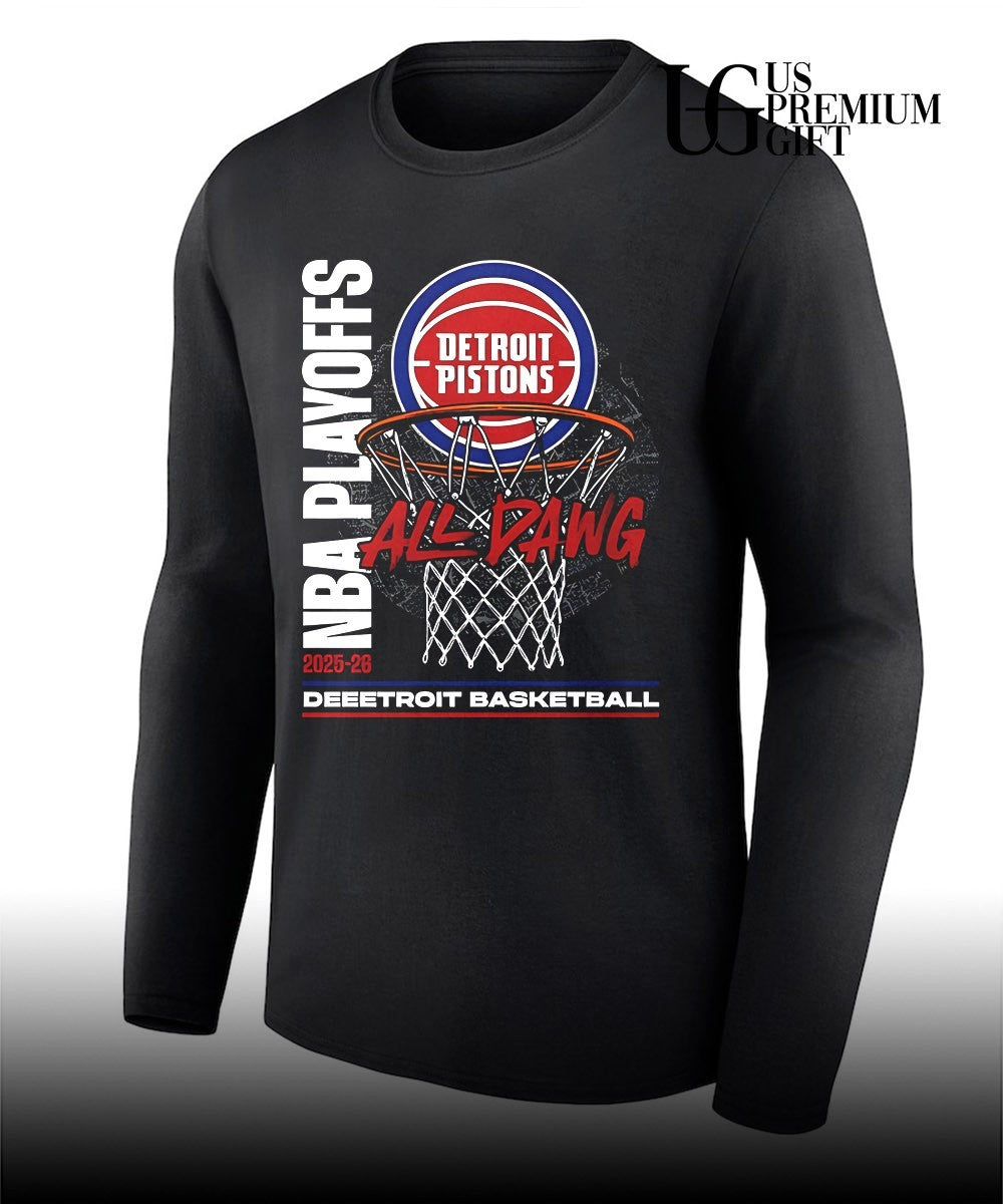 All Dawg Detroit Pistons basketball 2026 NBA Playoffs shirt