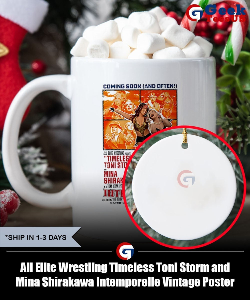 All Elite Wrestling Timeless Toni Storm and Mina Shirakawa Intemporelle Vintage Poster shirt