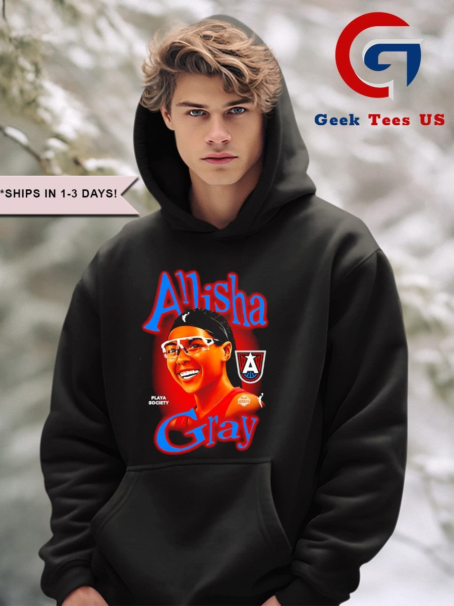 Allisha Gray player Atlanta Dream WNBA caricature shirt