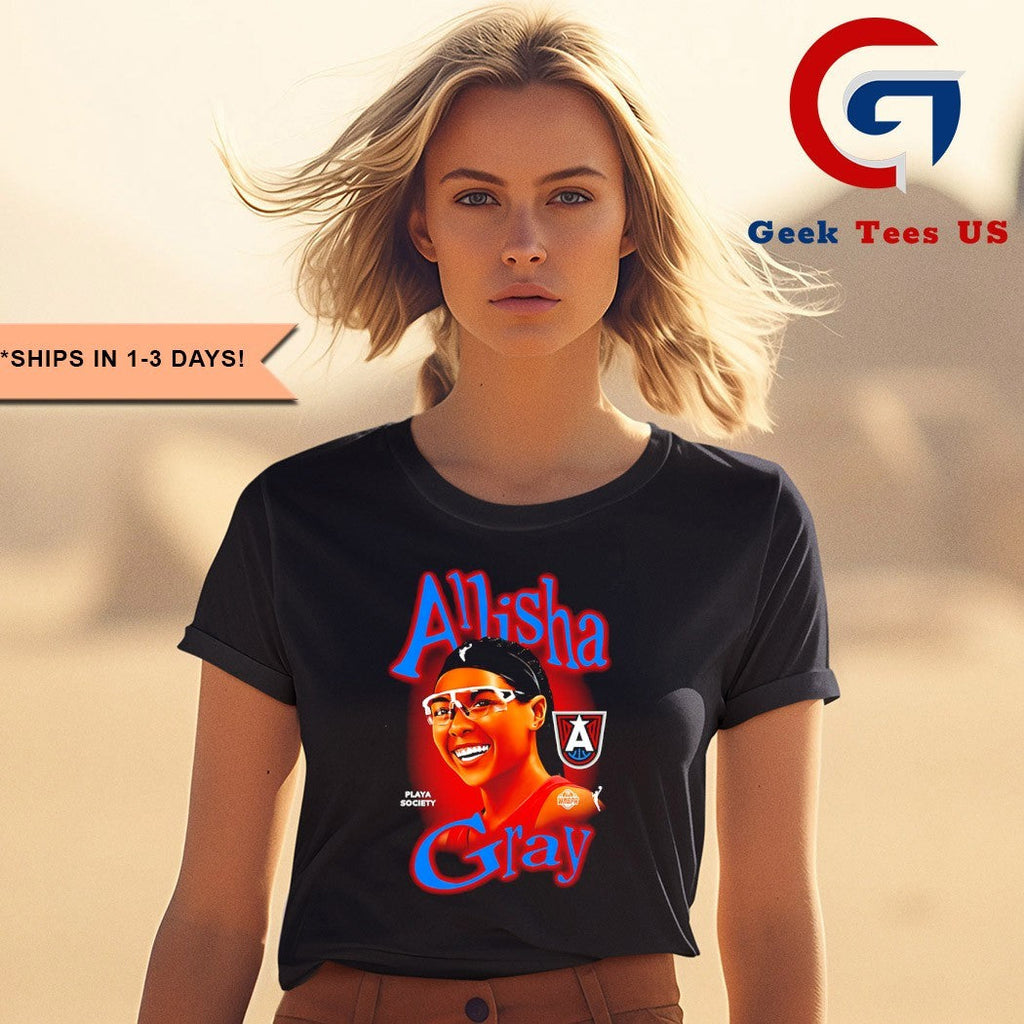 Allisha Gray player Atlanta Dream WNBA caricature shirt