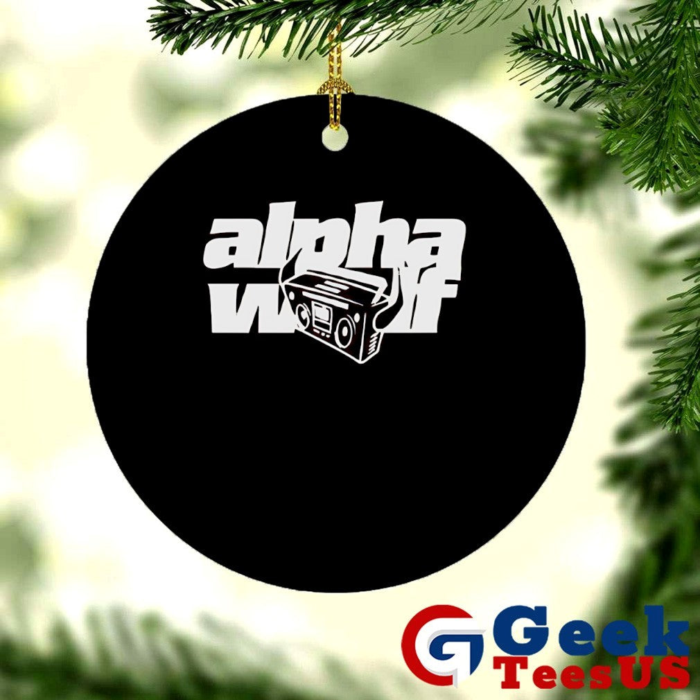 Alpha wolf devil boombox shirt