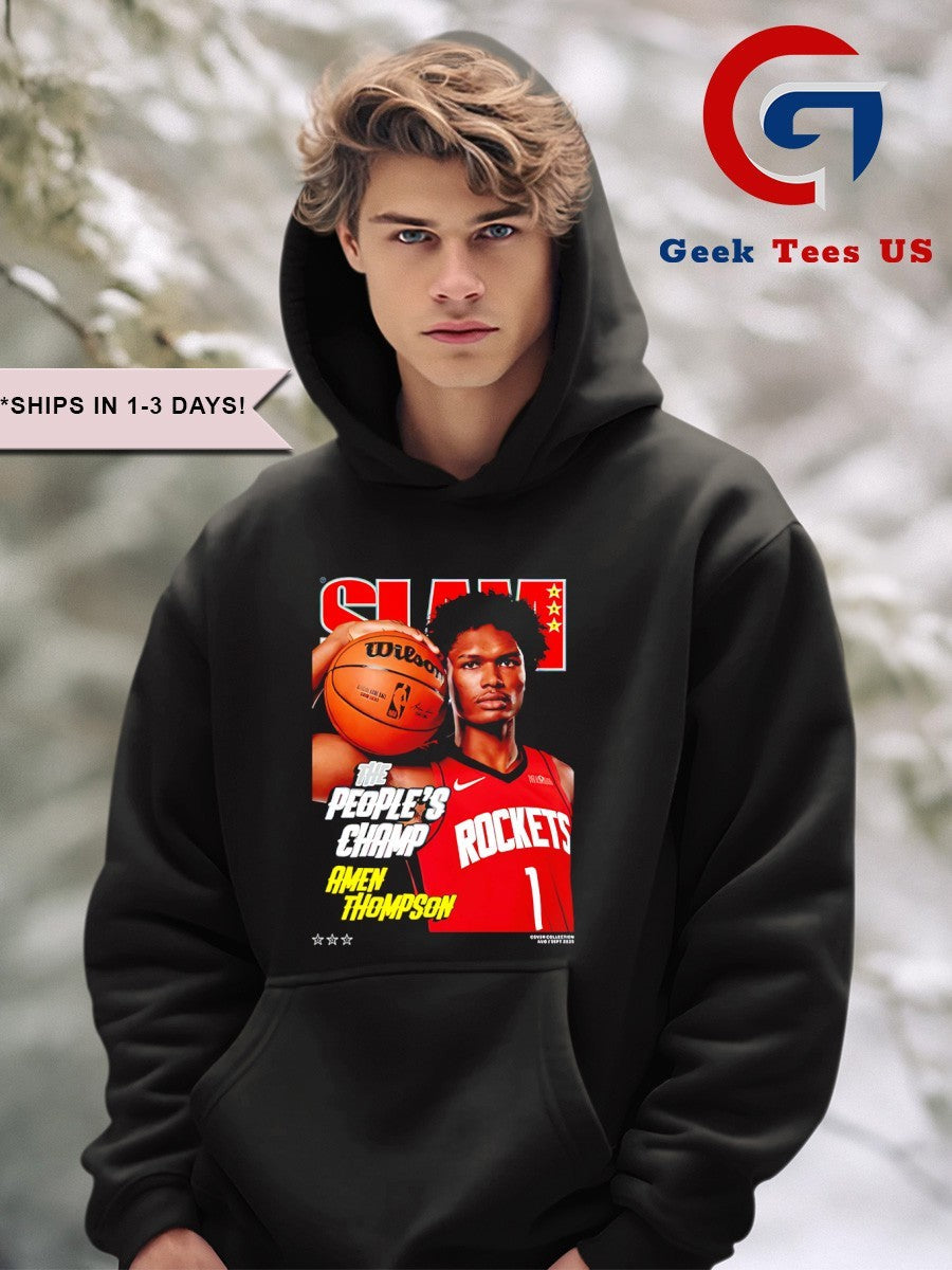Amen Thompson Houston Rockets SLAM Cover shirt