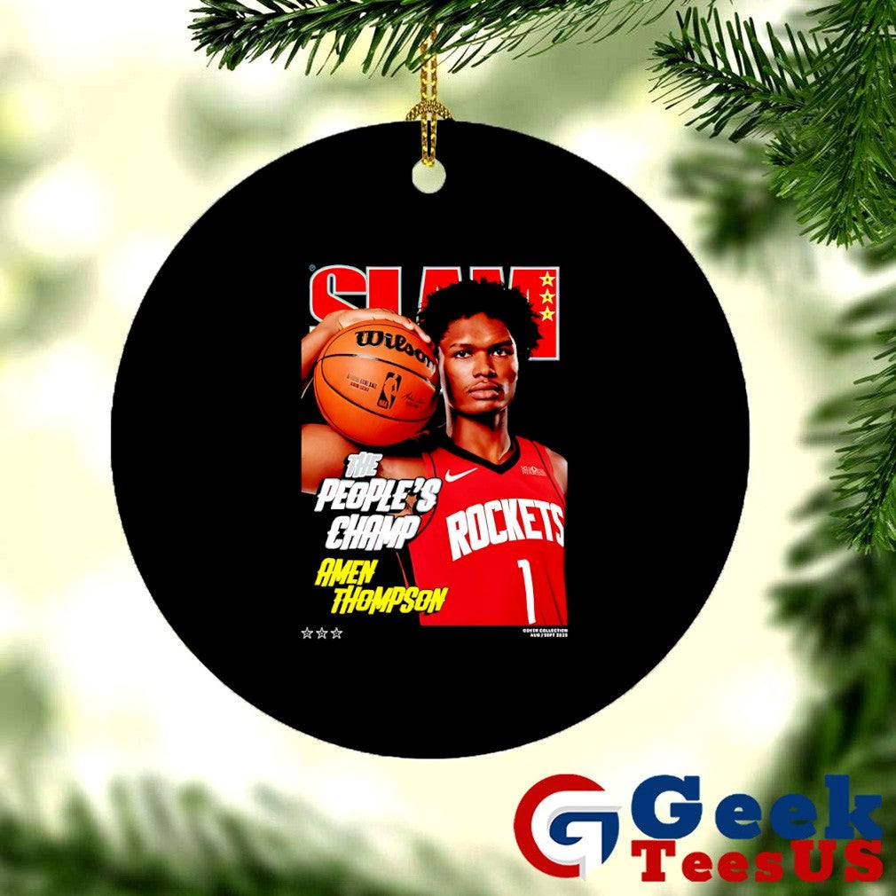 Amen Thompson Houston Rockets SLAM Cover shirt