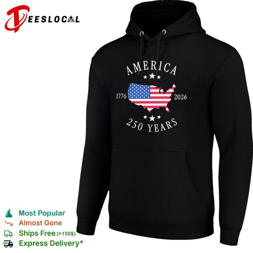America 1776 2026 250 Years United States Map Flag Anniversary shirt