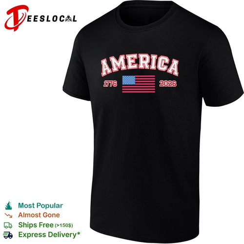 America 1776 2026 United States Flag Independence shirt