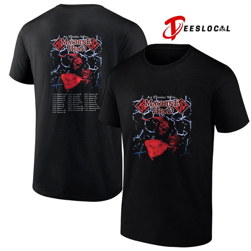 An evening with Machine Head schedule dates graphic shirt