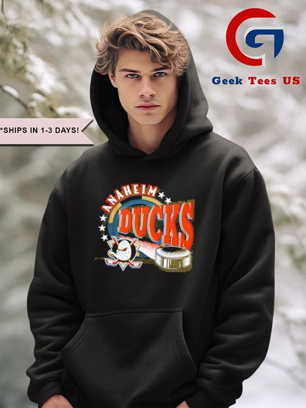 Anaheim Ducks hockey snap shot shirt
