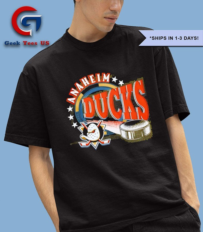 Anaheim Ducks hockey snap shot shirt